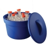 Bel-Art Magic Touch 2 High Performance Blue Ice Bucket; 2.5 Liter With Lid